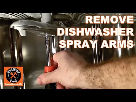Dishwasher Not Cleaning Part 1 - How to Remove the Spray Arms