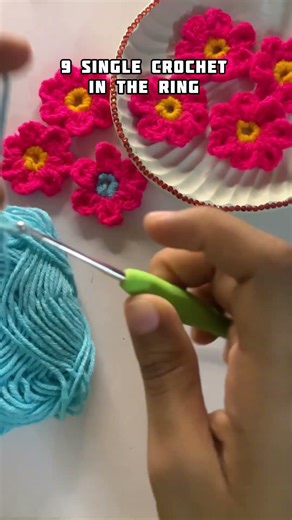 CROCHET | BUTTON FLOWER | EASY | BEGINNER FRIENDLY TUTORIAL 🌸
