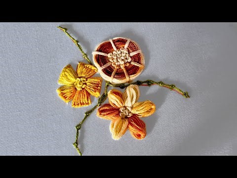 3 Types of Flower Embroidery Techniques for Beginners