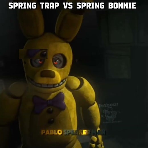 spring Bonnie vs spring trap #fireeditz #capcut #aftonfamily