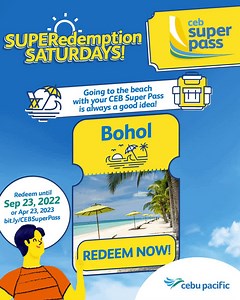 5.5K views · 137 reactions | Because beach is life, you can never go wrong if you redeem your #CEBSuperPass in Bohol, Boracay, Cebu or Puerto Princesa TODAY! bit.ly/CEBSuperPass Bought a CSP in September 2021? Bilisan, everyJuan! Redemption: Book until Sept 23, 2022 (Lapit na!) Travel: Fly until Sept 30, 2022 Bought a CSP last March 2022? Redemption: Book until Apr 23, 2023 Travel: Fly until Apr 30, 2023 | Cebu Pacific Air | Facebook
