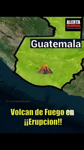 1.1M views · 19K reactions | ¡Alerta en Guatemala! El Volcán de Fuego...