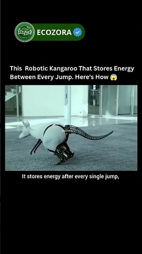 This Robotic Kangaroo Reuses Energy While Jumping 🦘 #robotics #futuretech