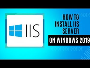 How to install IIS Server on Windows 2019/2022
