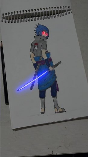 Drawing Sasuke uchiha full body drawing || Naruto drawing #naruto #itachi #madara #anime #shorts