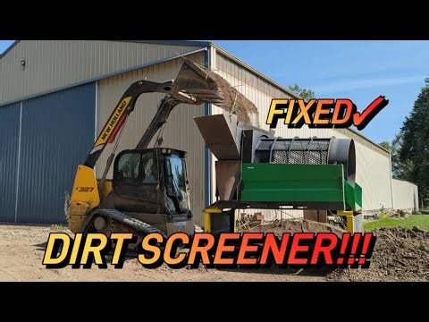 I Fixed This Cheap Chinese Trommel Screener! (Hurricane GF480)