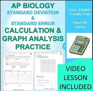 AP Bio Graphing & Statistics - Standard Deviation, SEM, and Error Bars Practice