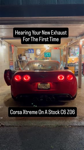 Corvette Exhaust Systems | Appropriate #reaction for a fantastic upgrade. Options are in stock ready to ship. #corvette #z06 #zr1 #startup #coldstart #firststart... | Instagram