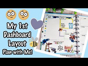 ⭐New to the Dashboard Layout? 😊Me too!! Happy Planner Dashboard Layout ~ Plan with Me