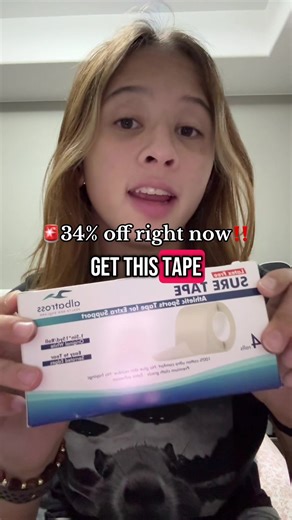 If the tape isn’t linked to this video, go to my profile, click “showcase” under my bio, and at the top search athletic tape #pgybnk #Albatross #tiktokshop #tiktokshopfinds #tiktokshopcreatorpicks #tape #athletictape #gym #gymtok #gymrat #gymlife #workout #sports #lifestyle #essential #need