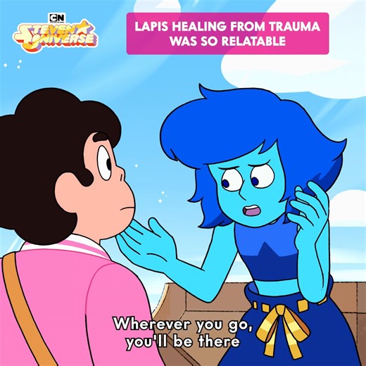 Nature and art for healing...We love this for Lapis 🌊💙 💪 | Cartoon Network
