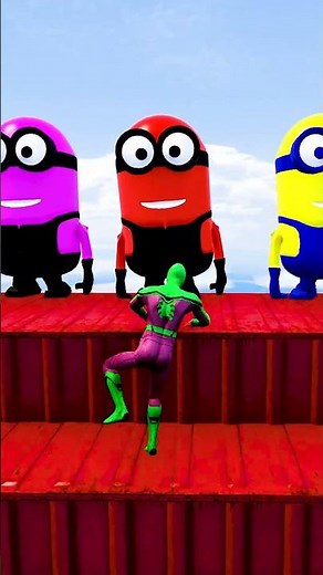 GTA 5 Epic Water Ragdolls | Spider-Man Jumps / Fails ep.14568 #shorts