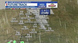 2.5K views · 15 reactions | Very large hail over 2" in diameter will be possible with severe t-storms tomorrow afternoon into the evening. Here's a detailed update on the ENHANCED severe weather risk for Thu afternoon into the evening. PLEASE remain weather aware tomorrow. | KNWA & FOX24 - Northwest Arkansas & River Valley News | Facebook