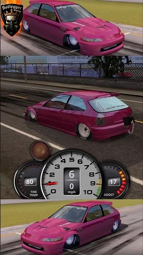 Fastest Tune Honda Civic 5.4 second 1/4 mile no limit 2 #nolimit2tune #hondacivic #tuning