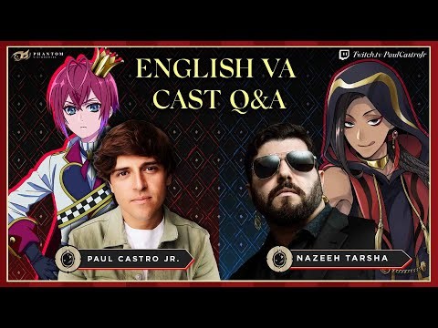 Twisted Wonderland English Voice Actors Q&A: Jamil Viper (Nazeeh Tarsha) & Riddle (Paul Castro Jr.)