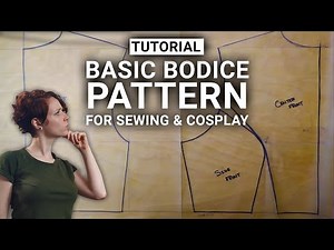 How to Make a Simple Bodice Block Pattern | Cosplay Tutorial