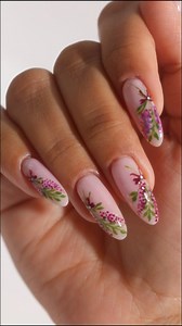 Stop & enjoy the florals 💐💅@nailsbyush 💖 Glitter cowgirl 💖 HD 💖 Fierce & Loving 💖 Plaza 💖 Grape Soda 💖 Geometry | Olive & June