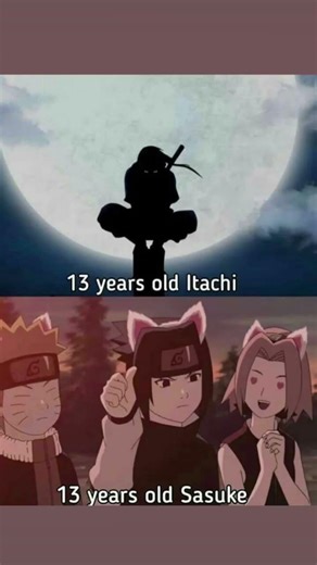 13 years old Itachi 13 years old Sasuke