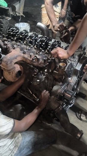 Diesel Engine Overhauling. #overhauling #diesel #engine #cummins #tata #mechanic #Mohiuddin #motor | Mohiuddin Motor Workshop /Garage