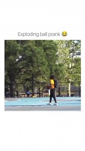 Exploding ball prank meme