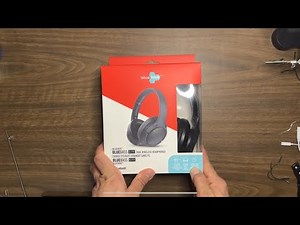 02X01 CANADIAN TIRE BLUEHIVE BLUEBASS ANC BLUETOOTH HEADPHONES UNBOXING AND TESTING