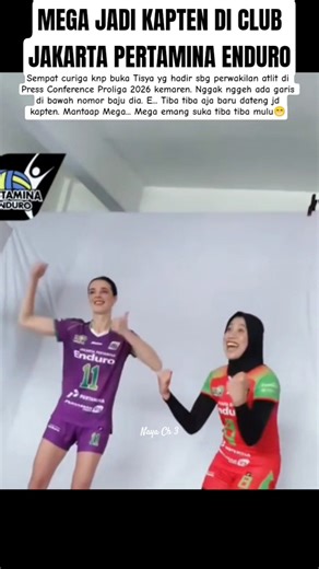 MEGA JD KAPTEN DI JPE #volleyball #lfl #proliga #megawatihangestri