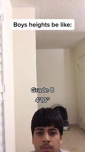 Funny Boys Heights Comparison in Different Grades