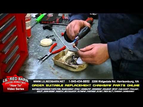 how To Replace the Starter Pulley on a Stihl Chainsaw