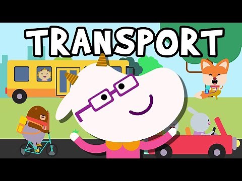 How Do You Go To School? (Transportation Song)| Wormhole English - Songs For Kids