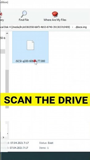How to recover an iSCSI LUN, with the example of a QNAP TS-412 storage system #shorts #short