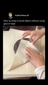 1.5M views · 119K reactions | How to wrap round gifts! ⭕️ (Via: Xiaohongshu) #didyouknow #viral #history #reels #present | Inside History | Facebook