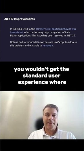 Fixing Blazor Scroll in .NET 10 (Easy!) #blazor