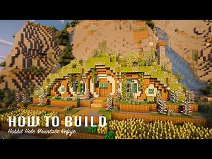 How to Build a Cozy Hobbit Hole in the Mountain | Minecraft Tutorial