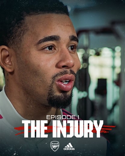 299K views · 10K reactions | An unfortunate injury at an inopportune time.​ Gabriel Jesus' great start to life at Arsenal is rocked by knee surgery 塚​ Episode 1 of our documentary series is available exclusively to members now  https://arsn.al/Dmm98tk | Arsenal | Facebook