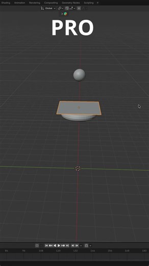 Noob Vs Pro Cloth Simulation Blender #creativeblender