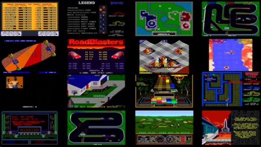 アタリゲームズ 16作品のデモ画面を眺める動画 - Atari Games: Video of viewing demo screens of 16games.