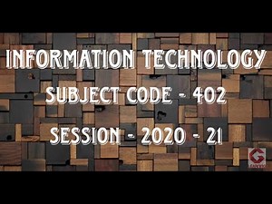 Class 10 Information Technology IT CBSE Syllabus details 2020 - 21 in English
