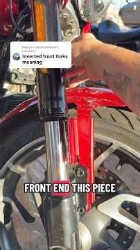 What having an inverted front end on a motorcycle ACTUALLY means and how it helps your handling HD