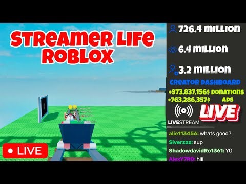 Becoming the BIGGEST Streamer in Roblox 🤩(MILLIONS Of Subs!)