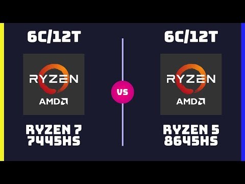 AMD Ryzen 7 7445HS vs AMD Ryzen 5 8645HS – CPU Comparison | Which One is Worth Getting?