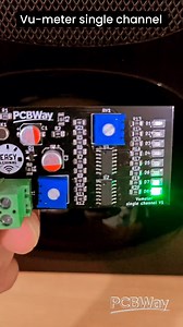 4.2K views · 46 reactions | Vu-meter single channel @easy_learning32 | PCBWay | Facebook