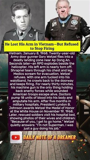 He Lost His Arm in Vietnam—But Refused to Stop Firing