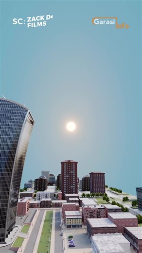 GEDUNG MELENGKUNG bisa melelehkan mobil Karena desain gedungnya melengkung