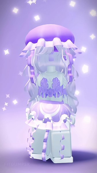 Trio Matching Jellyfish Outfits in Roblox