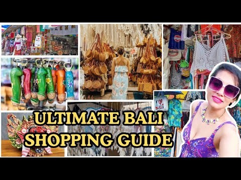 Most Famous & Affordable Street Shopping In BALI | The Ultimate Bali Shopping Guide #streetshopping