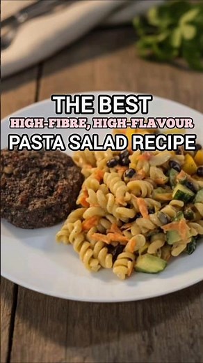 My Go-To 15-Minute Plant-Based Side Dish 🥗 #pastasaladrecipe