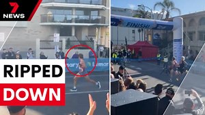 Jack Rayner mowed down in final few metres of Adelaide race