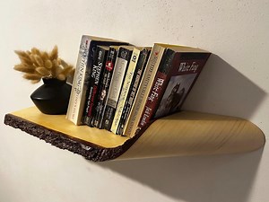 Real Live-edge Folded Shelf - Etsy