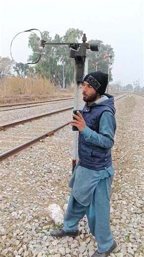 In railway signalling, a “token” is a physical or electronic object used as the authority for a train to enter and occupy a specific section of track — typically on single-line sections, where only one train at a time is allowed between two points to avoid collisions. #trains #trainvideo #paktrain | Pak Rail Clips