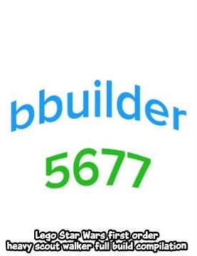 Lego Star Wars first order heavy scout walker full build! #legostopmotion #legostarwars